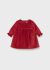 Rochie rosie catifea fetita MAYORAL 2819 MY-R05F