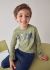 Bluza verde litere lenticulare baiat MAYORAL 4077 MY-BL11F