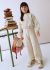 Trening bluza si pantaloni crem fata MAYORAL 4896 MY-TRG14F