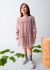 Rochie roz pudra cu inimioare fata MAYORAL 4919 MY-R13F