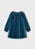 Rochie albastra catifea sclipici fetita MAYORAL 4923 MY-R15F