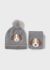 Set gri caciula si fular bebe MAYORAL 10018 MY-CACIULA100F