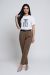 Pantaloni dama maro cu cureaIT-PL11F