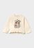 Bluza interactia cu volane ivory bebe MAYORAL-BL60Z