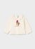 Bluza cu guler volane imprimeu veverita fetite MAYORAL 2089 MY-BL62Z
