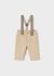 Pantaloni crem cu bretele MAYORAL 2504 MY-PL08Z