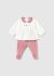 Set roz pantaloni cu botosei nou-nascut MAYORAL 2512 MY-SET05Z
