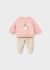 Set roz pantaloni cu botosei nou-nascut MAYORAL 2514 MY-SET04Z