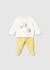 Set pantaloni cu botosei nou-nascut galben MAYORAL 2520 MY-SET11Z