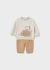Set bebe cu dinozaur bej MAYORAL 2665 MY-SET14Z