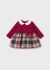 Rochie din tricot combinata nou-nascut rosu MAYORAL 2801 MY-R06Z