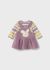 Rochie nou-nascut mov cu ursulet MAYORAL 2803 MY-R07Z