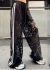 Pantaloni negri cu dantela IT-PL32A