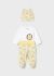 Set cu pantaloni galbeni si caciula MAYORAL 1504 MY-CS64J