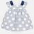 Rochie cu buline si chilotei bebe fetita nou-nascuta 1881 MY-R05P