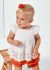 Tricou alb combinata bebe fetita MAYORAL 1026 MY-BL107C
