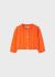 Cardigan portocaliu tricot basic ECOFRIENDS bebe fetita 1358 MY-BL120C