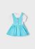 Set turcoaz salopeta ECOFRIENDS bebe fetita MAYORAL 1687 MY-SET20C