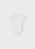 Body alb cu roz ECOFRIENDS nou-nascut 01707 MY-BD14C