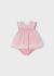 Rochie roz muselina eleganta new born fata 01867 MY-R14C