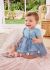 Rochie denim cu tul new born fata 01876 MY-R19C