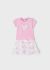 Set roz fusta imprimeu bebe fetita 1942 MAYORAL 1942 MY-SET14C