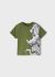 Tricou verde maneca scurta animale ECOFRIENDS baiat 3003 MY-BL16C