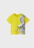 Tricou galben maneca scurta animale ECOFRIENDS baiat 3003 MY-BL16C