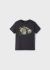 Tricou gri inchis ECOFRIENDS maneca scurta PLAY WITH holografic baiat 3018 MY-BL65C