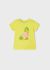 Tricou galben ECOFRIENDS ananas fetita MAYORAL 3039 MY-BL122C