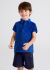 Tricou albastru polo ECOFRIENDS imprimeu baiat MAYORAL 3102 MY-BL125C