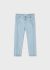 Pantaloni deschisi lungi denim slouchy fit fetita 3591 MY-BG101C