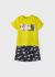 Set galben pantaloni scurti imprimeu baiat 3655 MY-CS46C