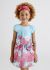 Rochie cenefa flori fetita 3917 MY-R63C