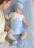 Caciula blueECOFRIENDS tricot nou-nascut baiat 9484 MY-CACIULA02C