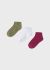 Set bordo 3 perechi sosete ECOFRIENDS basic fetita MAYORAL 10233 MY-SOS17C
