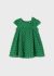 Rochie verde perforata din bumbac pentru bebe1956 MY-R17V 