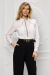 Camasa alba din poplin accesorizata cu cristale BBY-CM06F