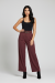 Pantaloni wide leg cu pliuri bordo IT-PL17F