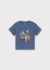 Tricou albastru cu animale baieti MY-BL07J