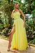 Rochie lunga galbena BBY-RL15C