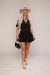 Rochie neagra cu pliuri IT-R32A