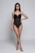 Body negru din dantela accesorizat IT-BD02J