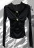 Bluza neagra cu detalii decorative aurii IT-BL88F