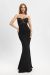 ROCHIE LUNGA NEAGRA TIP SIRENA FARA BRETELE BBY-RL06A