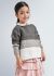 Pulover tricolor fetita 4348 MY-BL153Y