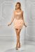 Rochie din tafta cu trandafiri BBY-R22A