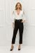 Pantaloni eleganti negri conici BBY-PL07A