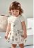 Set bej fusta imprimeu bebe fetita 1942 MY-SET14C