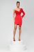Rochie tip sacou rosie BBY-R86T